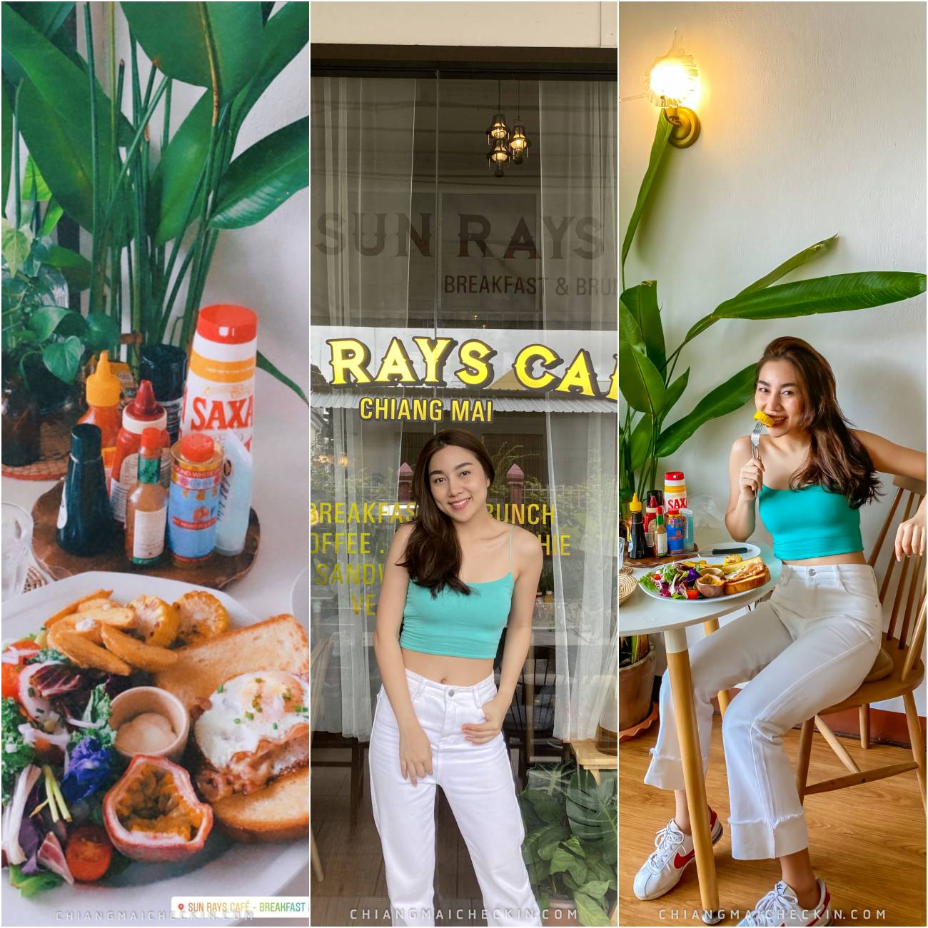 Sun Rays Cafe คาเฟ่เชียงใหม่ ย่านวัดพระสิงห์ รสชาติอร่อยเวออร์ และยังตกแต่งร้านสวยงามอีกด้วย 
